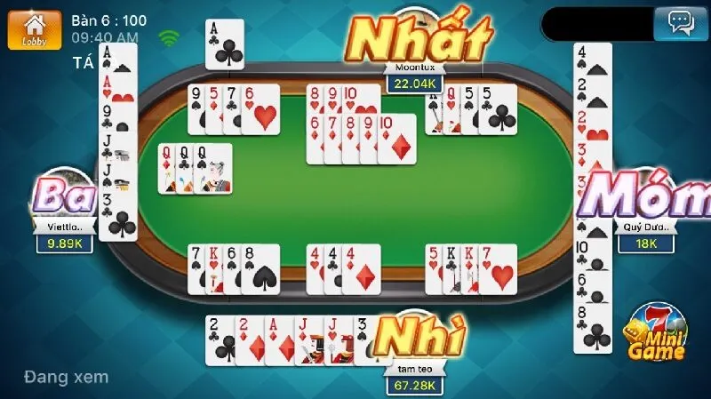 Tựa game đánh bài ăn tiền Tá Lả